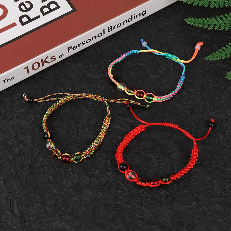 Braided  Lucky Bracelet Engry Healing Bangles Couple Jewelry Gift