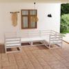 VidaXL Garden Lounge 6 Pcs Patio Furniture Set Garden Furniture Outdoor Furniture Patio Furniture Wood 3076240