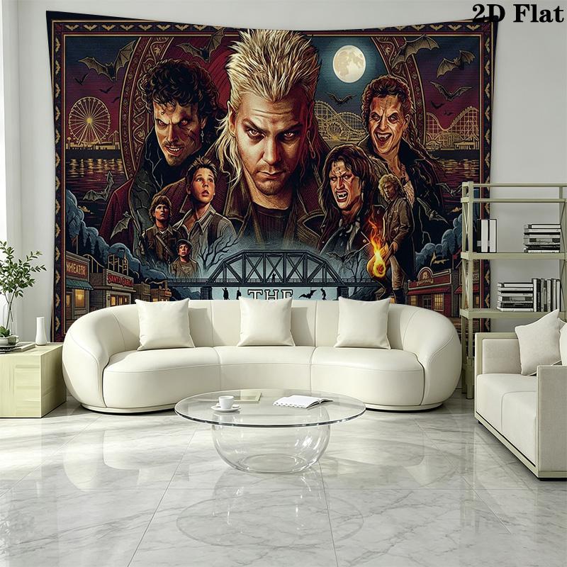 The Lost Boys Wall Tapestry Aesthetic Wall Hanging Printed Fabric Blanket Decorative Tapestries for Bedroom Living Room Home Decor