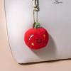 Fruit Plush Toy Keychain - Persimmon, Apple, Banana Backpack Accessory