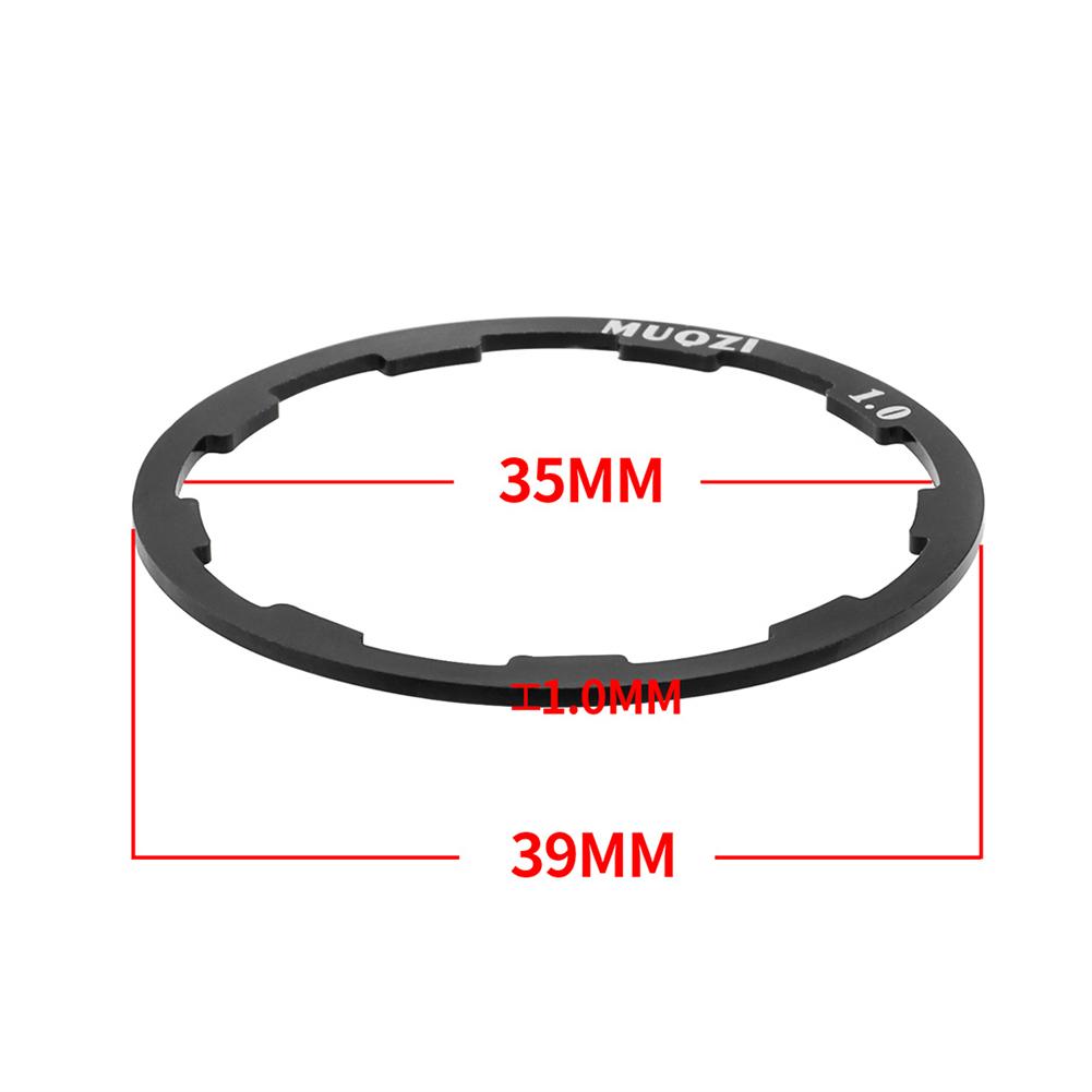 MUQZI Road Bicycle Hub Washer Spacers Aluminium Alloy MTB Bike Bottom Bracket Washers Flywheel Cassette Gasket Cycling Accessory