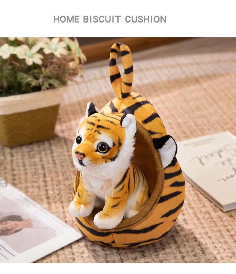 Zoo Animal Plush Toys: Tiger, Giraffe, Leopard, & Lion Dolls - Perfect Children's Gift