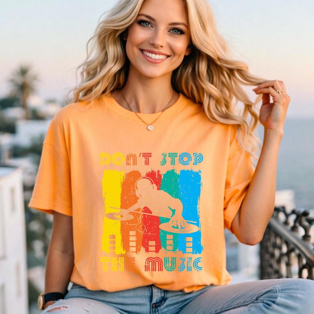 Music T-Shirt Music Tee Rock Band Tee Music Slogan Tee Gift for Boy Teen Girls Mom Dad Grandma Grandpa Family Sister Brother Crew Team Party