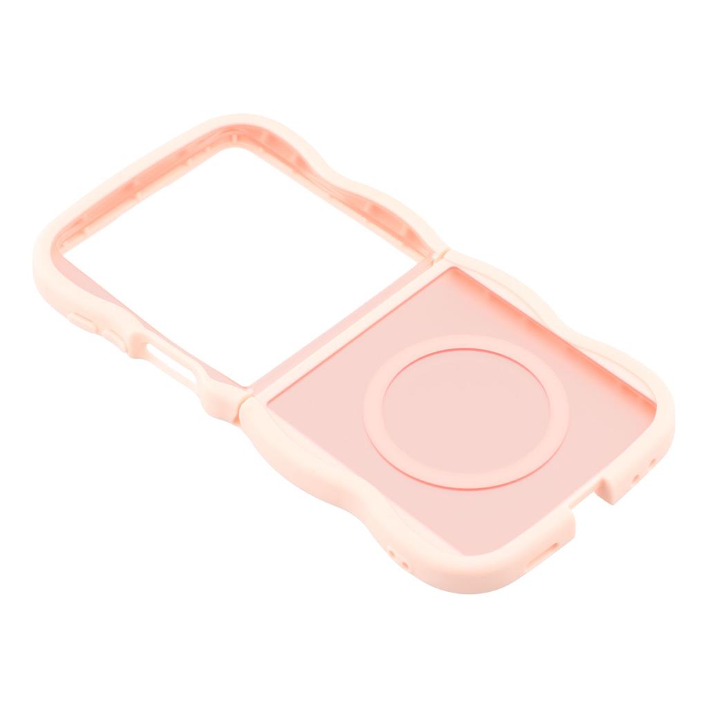 For Samsung Galaxy Z Flip7 5G Case Compatible with MagSafe TPU+PC Phone Back Cover Skin Touch Wave Shape