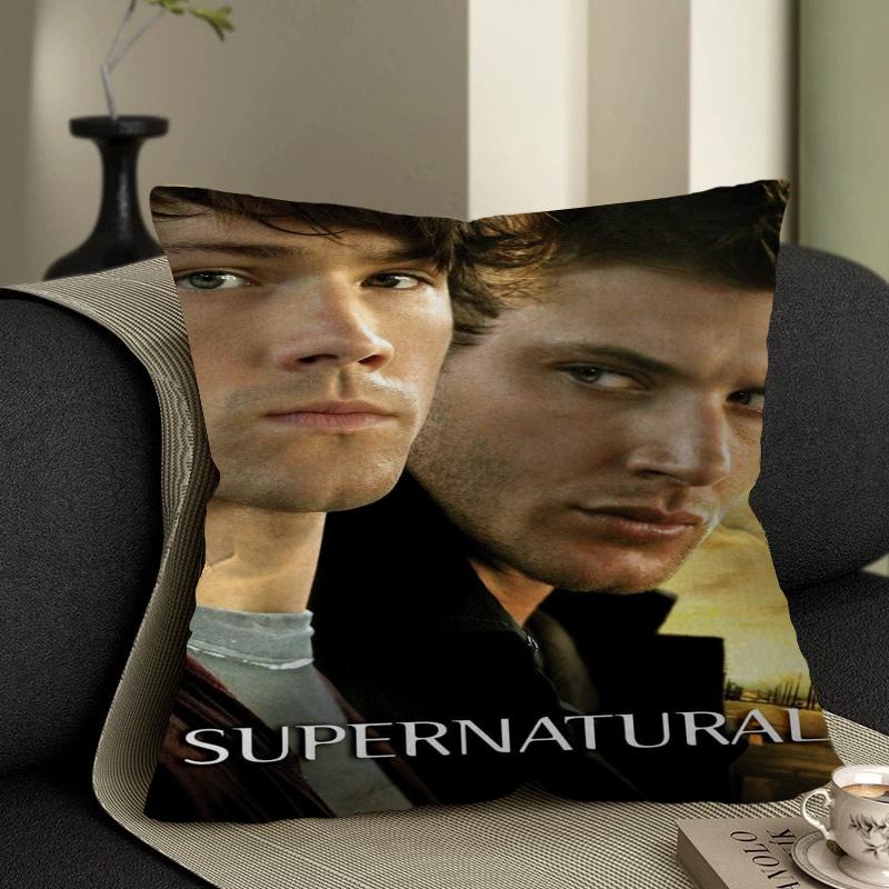 Tv S-Supernatural Series Pillow Gift Home Office Decoration Bedroom Sofa Car Cushion Cover Case 45X45