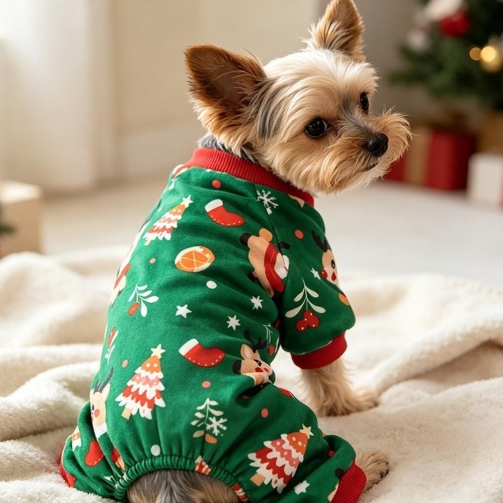 Cartoon Dog Four Legged Coat Warm Dog Pajamas Cute Dog Hoodie Winter Season