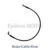Motorcycle Black Hydraulic Brake Hose Line Cable ABS Controller Adapter Kit 70-85cm For Harley Softail Deluxe Slim 2018-up