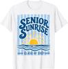 Senior 2027 Graduation Sunrise Class of 2027 Ocean Sunset T-Shirt
