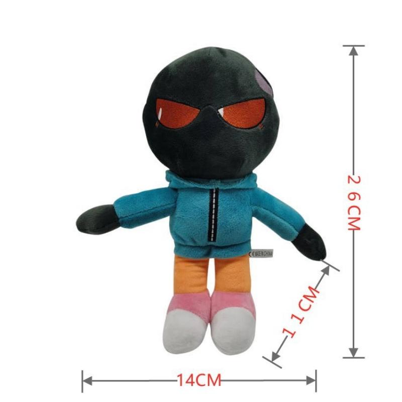 Peluche de Friday Night Funkin Muñeco Relleno de Anime Skid Pump Whitty Figuras Suaves Novio Modelo Espeluznante Niños Niños Fans Regalos