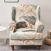Copridivano per poltrona Wingback, 2 pezzi/set, copridivano elasticizzato, copripoltrona, protezione per mobili, fondo elastico per soggiorno