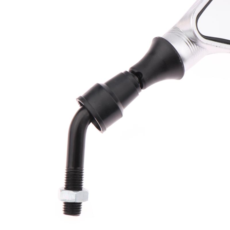 1 Pair Wide Angle Adjustable Bicycle Bike Handlebar Side Flexible Rear View Mirror 10Mm Motorcycle Rearview Mirrors