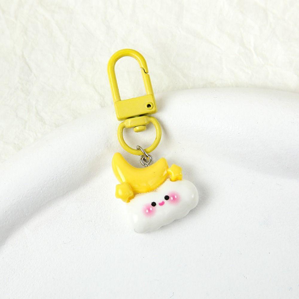 

Смоляний Підвіс для Сумки Місяць Зірка Брелок для Сумки Автоаксесуари Милий Брелок F