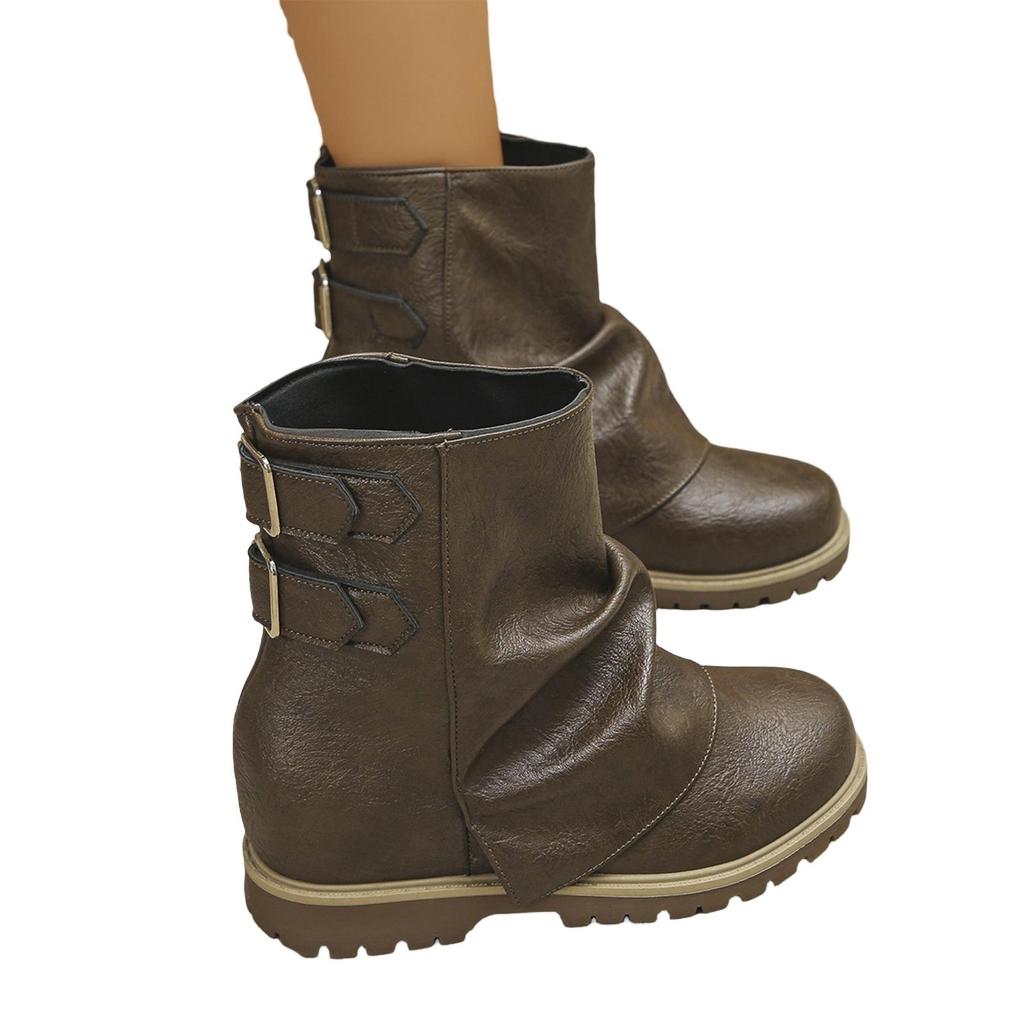 Women's Fashion Low Top Boots for Fall Winter