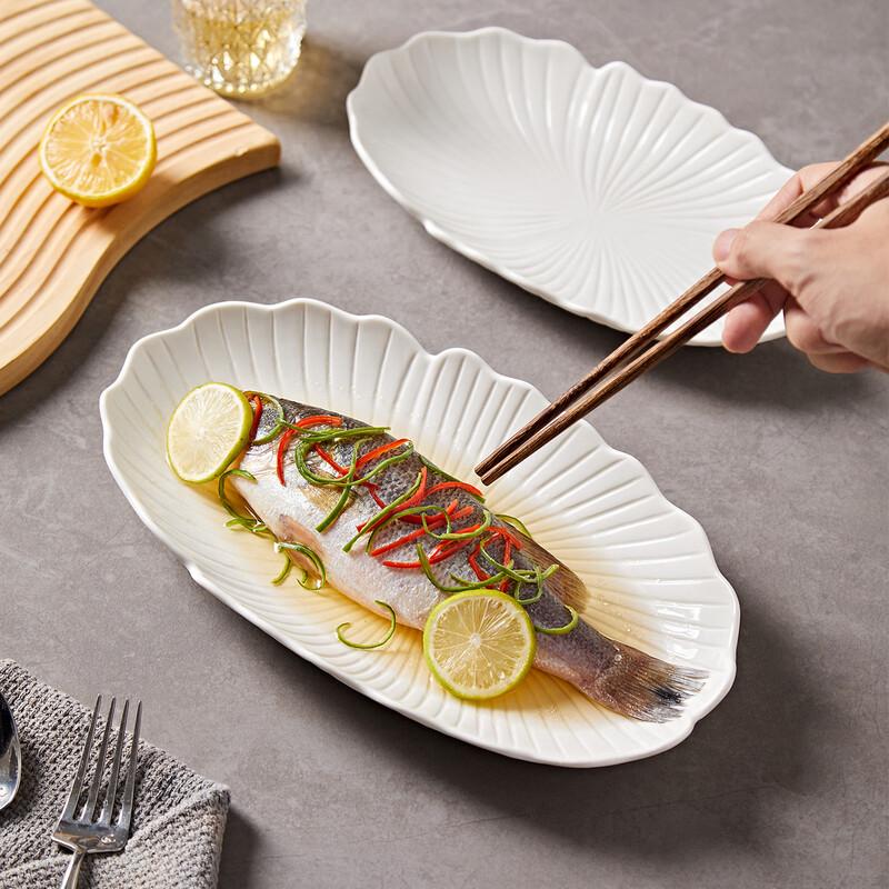 ZISIZ Nordic Ceramic Fish Plate