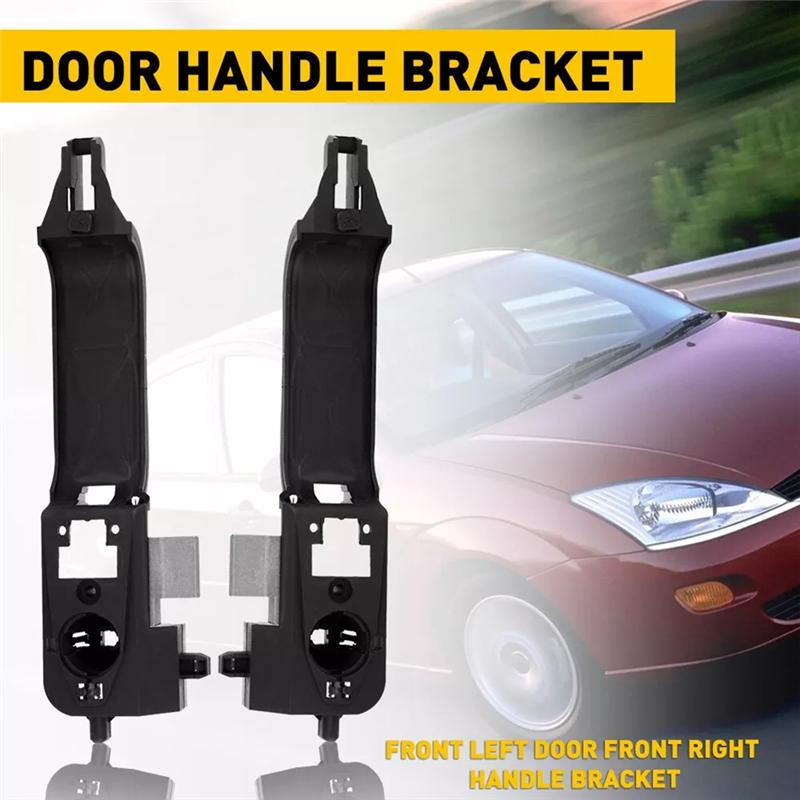 Ac29-1Pair Front Door Handle Base For Ford Focus 2000-2007 FL:6S4Z-5426685-C FR:6S4Z-5426684-E Exterior Door Handle Base