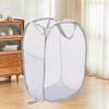 Foldable Mesh Laundry Basket, Large Capacity for Dirty Clothes and Bathroom Storage
