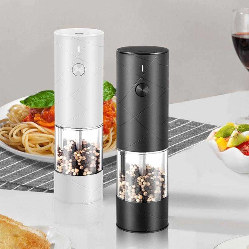 Rechargeable Cordless Grinding Machine For Coffee Bean Pepper Spices Mill Grinder with LED Light Home Kitchens Appliance