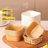 Disposable Square Cake Baking Cups with Lids