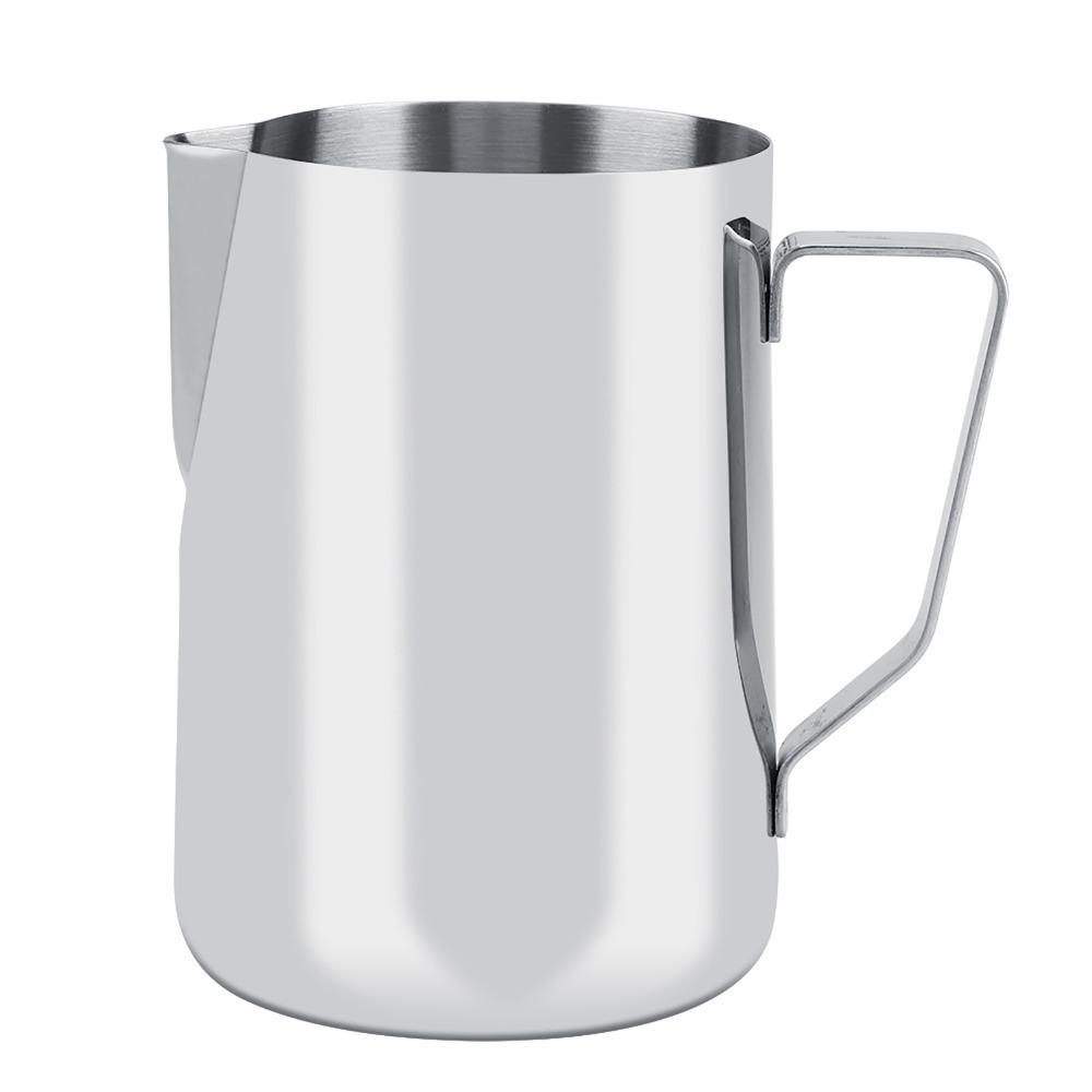 Ergonomic Handle Milk Frothing Cup 304 Stainless Steel Stainless Steel Milk Jug Latte Art