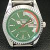 SEIKO 5 AUTOMATIC VINTAGE REFURBISHED 6309A JAPAN MENS GREEN WATCH a440800-4