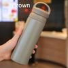 Creative Designwith Handle Double-layer Vacuum Stainless Steel Thermos Cup Student School Practical Outdoor Travel Water Cup mug