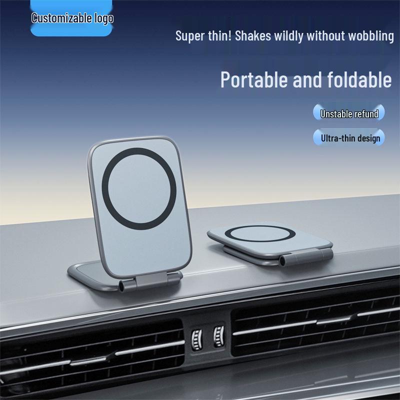 Ultra-Thin Foldable Magnetic Car & Desktop Phone Holder