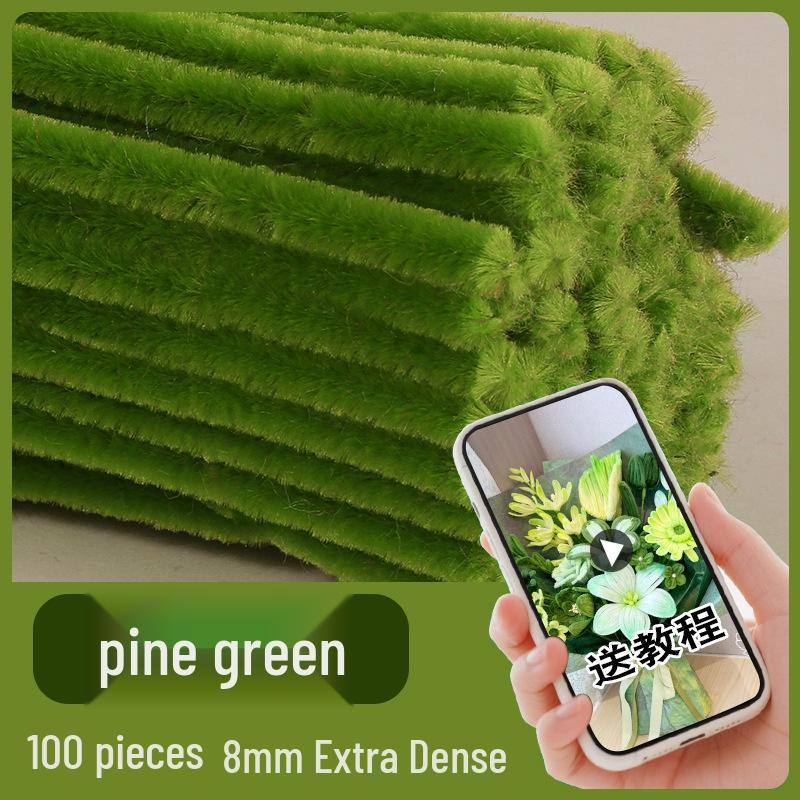 Colorful Chenille Sticks: Craft Pipe Cleaners for Kids' Velvet Flower Bouquets