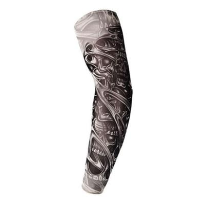 La modă, unisex, elastică, protecție UV, pentru ciclism, în aer liber, fals alunecare pe mânecă pentru braț pentru tatuaj