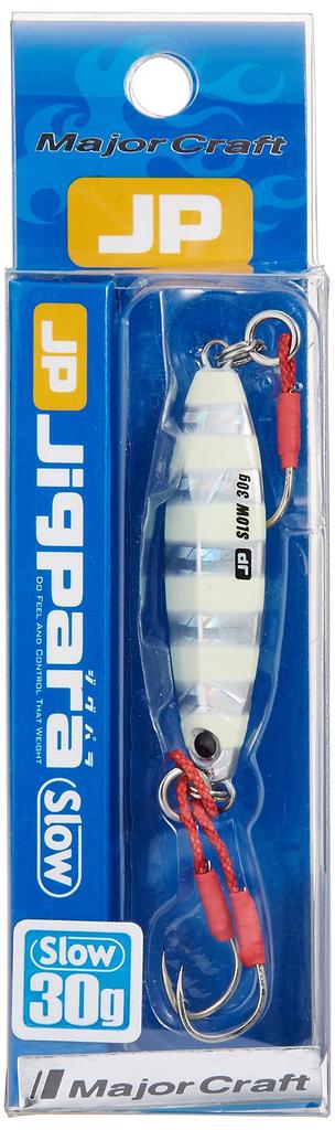 Major Craft Jigpara Shore Slow Model 30g Zebra Glow #07 JPSLOW-30 (Metal Jig)