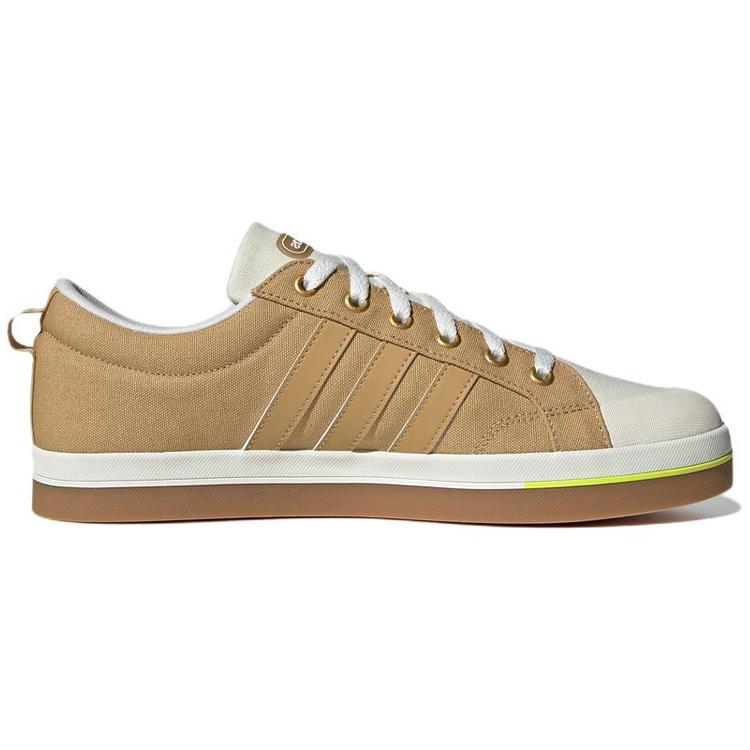 adidas Neo Bravada Aşınmaya Dayanıklı Kaymaz Günlük Kaykay Ayakkabıları Unisex Kahverengi Sarı GY9682