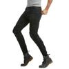 Motorradjeans Herren Retro und Alt Lässig Motorradhose, Elastische Radfahrer Ritter Anti-Drop Hose, Silikon Schutzausrüstung