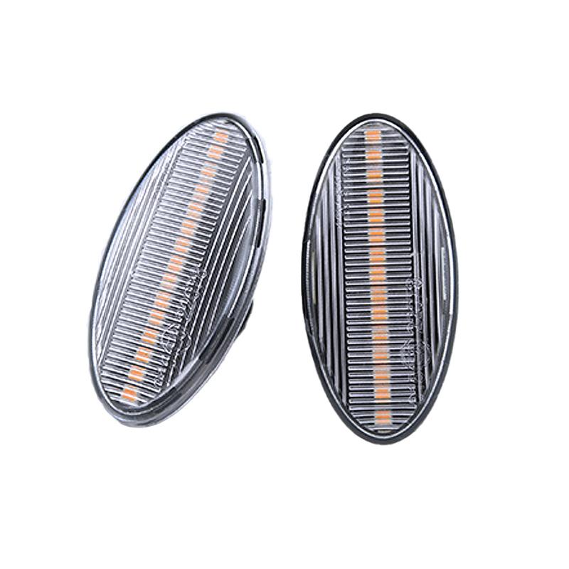 2 Pieces LED Dynamic Turn Signal Side Marker Light Sequential Blinker Light For Mazda 2 For Mazda 3 5 6 BT-50 MPV