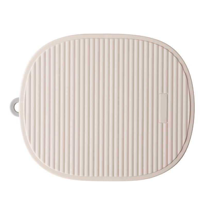 Nordic Silicone Folding Heat-Resistant Coaster and Placemat бежевый
