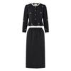 Qiusjiyiren Sweet Cool Style Two-Piece Skirt Set