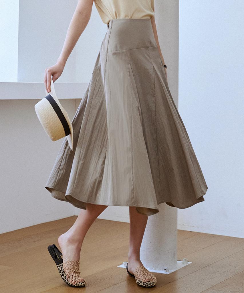 Lucida Veil Pleated Skirt_2 Colors