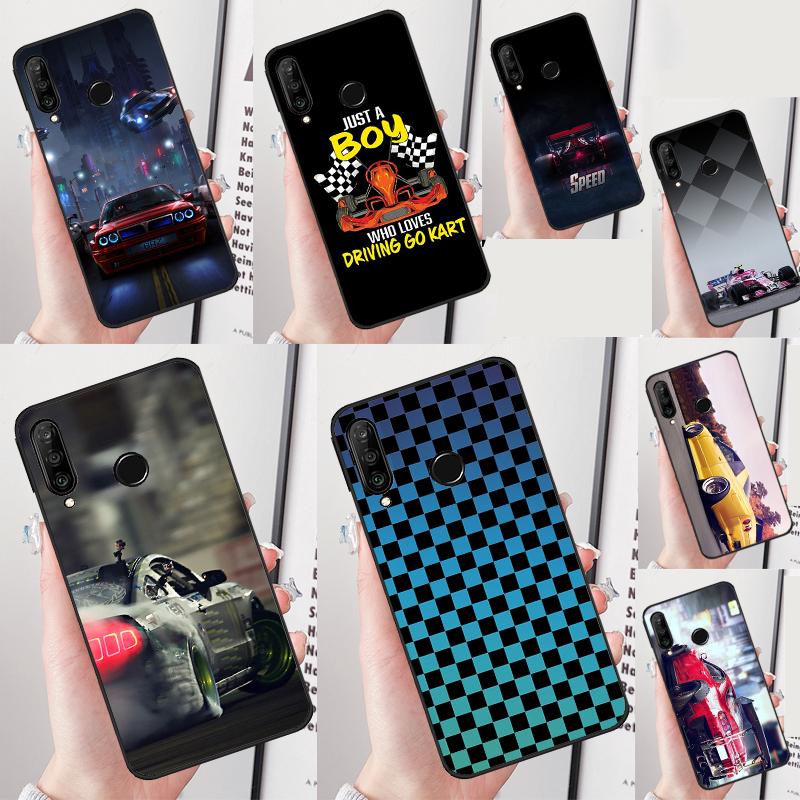 Boy Racer Car For Huawei Nova 12s 11i 12i 10 9 SE 5T Y91 Y90 Y60 Y70 Y72 Y61 P20 P40 P30 Lite P60 Pro Case