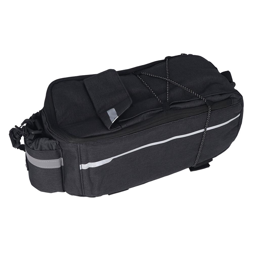 Mountain Bike Back Seat Bag Bicycle Rear Seat Bag Riding Equipment Accessories Black
