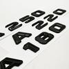 3D ABS Black Car Letters Logo A180 A220 A260 Badge Rear Trunk Emblem Decals For Mercedes Benz A Series A180 A200 A250 A260 W177