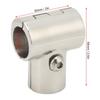 25mm Tube Boat Hand Rail Fitting 90 Degree 3 Way Hinged Tube Fitting Tee Split Connector  Yachts