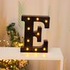 Cross-border Hot-Selling Black LED Letter Lamp for Proposal, Festival Decoration, and Ambiance Arrangement