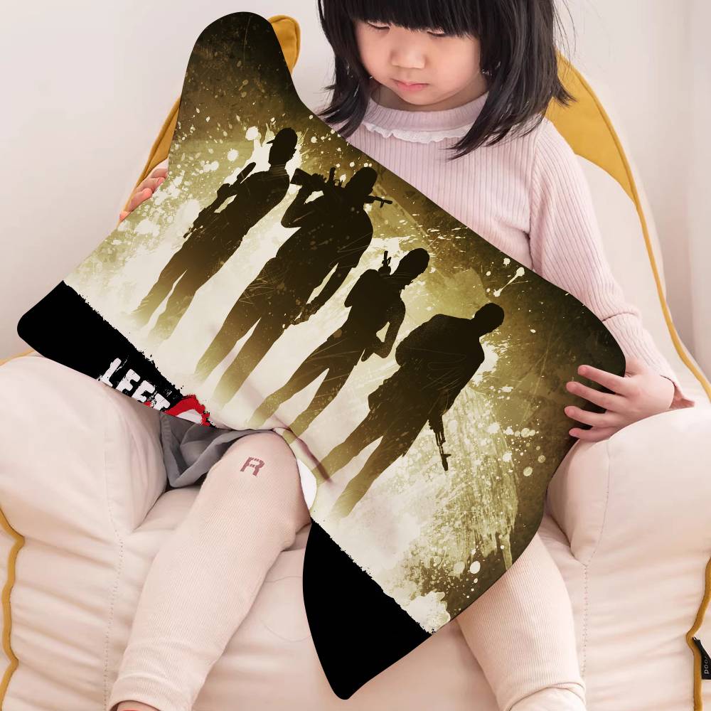 Action Game L-Left 4 Dead Quick-Drying Polyester Pillowcase, Non-Slip, With a Secure Design New Style Anti-Scalp Oil Tie.