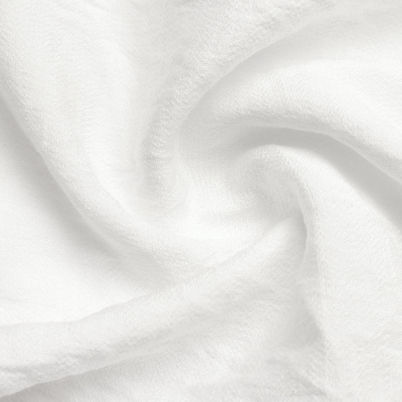 Tuta Monocolore in Pizzo con Scollo a V Scollatura e Maniche a Sbuffo Vita Alta Gamba Larga
