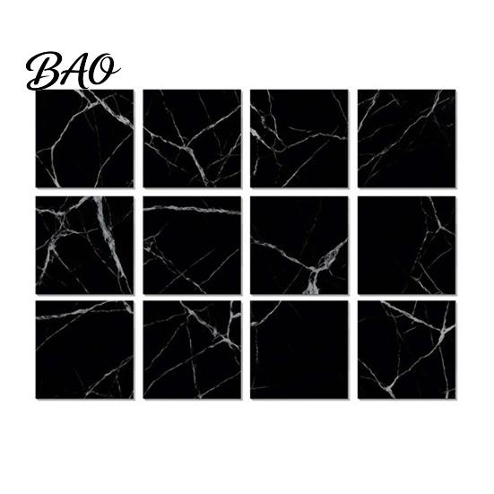 High Definition Marble Pattern Films 12PCS Imitation Wall Stickers, Self-Adhesive Waterproof EVA Peel And Stick Tiles Tiles, Scratch Resistant