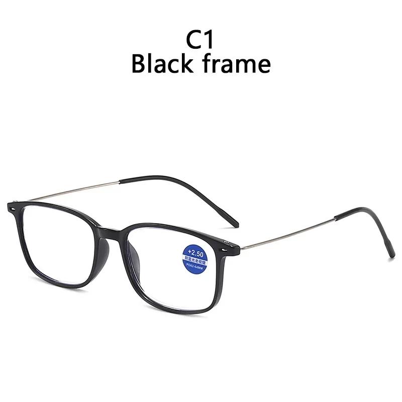

Новые Металлические Ножки Ультратонкие Анти-Синие Квадратные Очки для Чтения Очки Компьютерные Оптические для Мужчин и Женщин 1