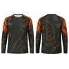 2026 New Outdoor Hunting Long Sleeve T-shirt Camo Compound Bow Graphic Camping Hiking Tops Lightweight Quick Dry Tees Men's Gift