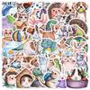 10 30 50Pcs Cartoon Beautiful Cute Watercolor Animal Stickers Aesthetic Diy Decoration Toys Travel Luggage Graffiti Sticker Pack