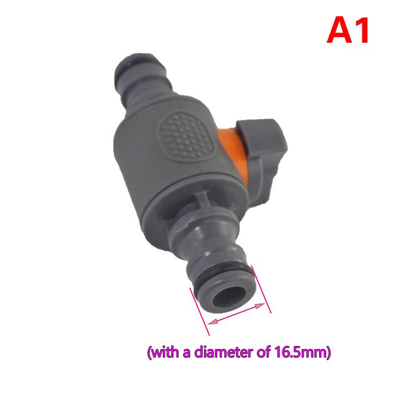 2Pcs 1/2" 3/4" Garden Hose Adapter Quick Connector Stop Plug Coupler Joint Water Irrigation Tube Repair Extender Pipe Fittings