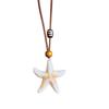 Maillard Starfish Long Necklace Women'S Summer Island Style Neck Accessories Niche Design Sweater Chain