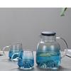 Diller Snow Mountain Borosilicate Glass Water Pitcher Set