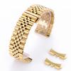 Stainless Steel Watch Strap for Omega Curved End Bracelet Metal Wristband 18mm 20mm 22mm Band Women Bracelet Watch Accessories